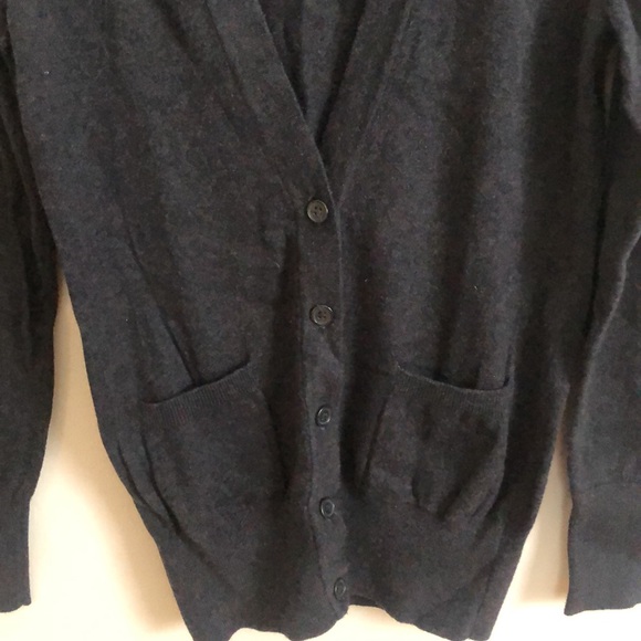 Lightly worn, size small, charcoal gray cardigan, Forever 21 - Picture 2 of 3